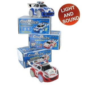 Coche de Policía de Carreras Bump & Go (2 uds.)