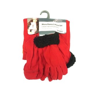 Conjunto de micropolar de 3 piezas Rojo