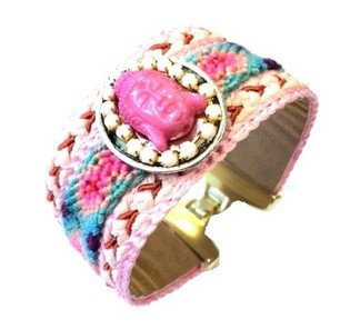 Pulsera Rosa Buda (1 ud.)