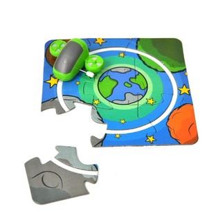 Vehículos con pista de puzzle (10 uds.)