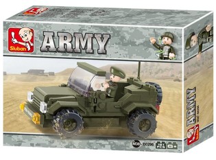 Jeep Militar Sluban M38-B0296 (1 ud.)