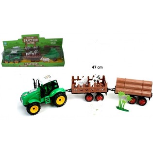 GRAN SET DE TRACTORES, 47 cm de largo (1 ud.)