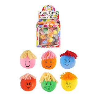PELOTAS ANTIESTR&Eacute;S CON CARAS EN DISPLAY (84 uds)