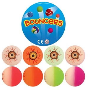 Mix de Pelotas Saltarinas con Ojos, &Oslash;3,3 cm (100 uds.)