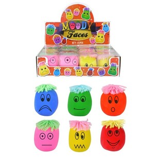 Pelotas Antiestr&eacute;s Moody Faces Grandes en Display (12 uds.)