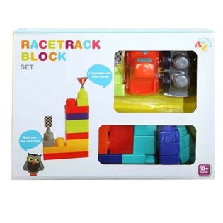 Set de Bloques de Construcci&oacute;n Pista de Carreras 18 meses+ (2 uds)
