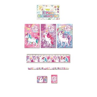 Set de papelería de unicornio de 5 piezas (24 uds.)
