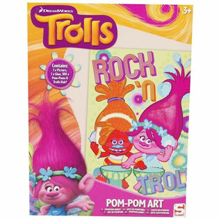 TROLLS CREA TU PROPIA OBRA DE ARTE CON POMPONES (48 uds.)