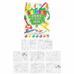 Cuaderno de Colorear por Números - Animales (48 unidades)