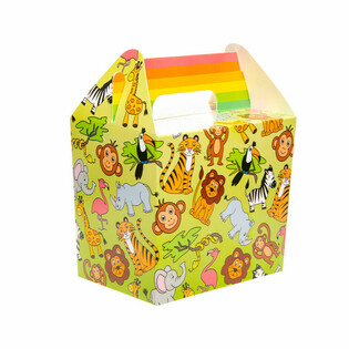 Cajas de Menú / Cajas de Regalo Animales de la Selva (12 unidades)