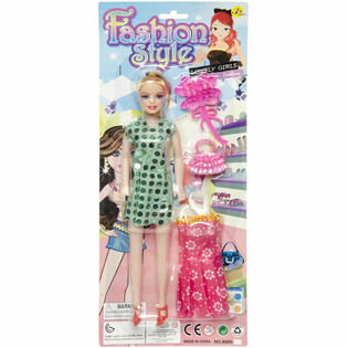 Muñeca de Moda con Vestido en Blíster (12 uds.)