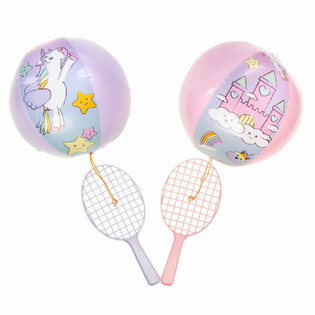 Raqueta de Pádel con Pelota - Unicornio (12 uds.)