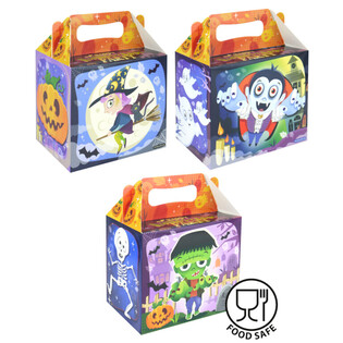 CAJA MENÚ - HALLOWEEN 14 x 9,5 x 18 cm (12 uds.)