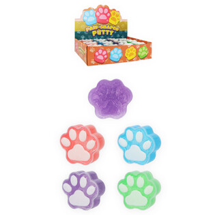 Slime en Forma de Huella de Perro - Paw Shaped Putty (24 unidades)