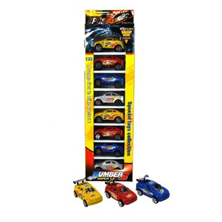 Set de 8 Coches de Juguete en Caja